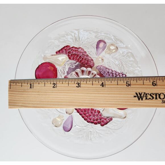 Westmoreland Glass Della Robbia Mint Compote Tidbit Tray Cake Plate 1928-1940 - Picture 8 of 11